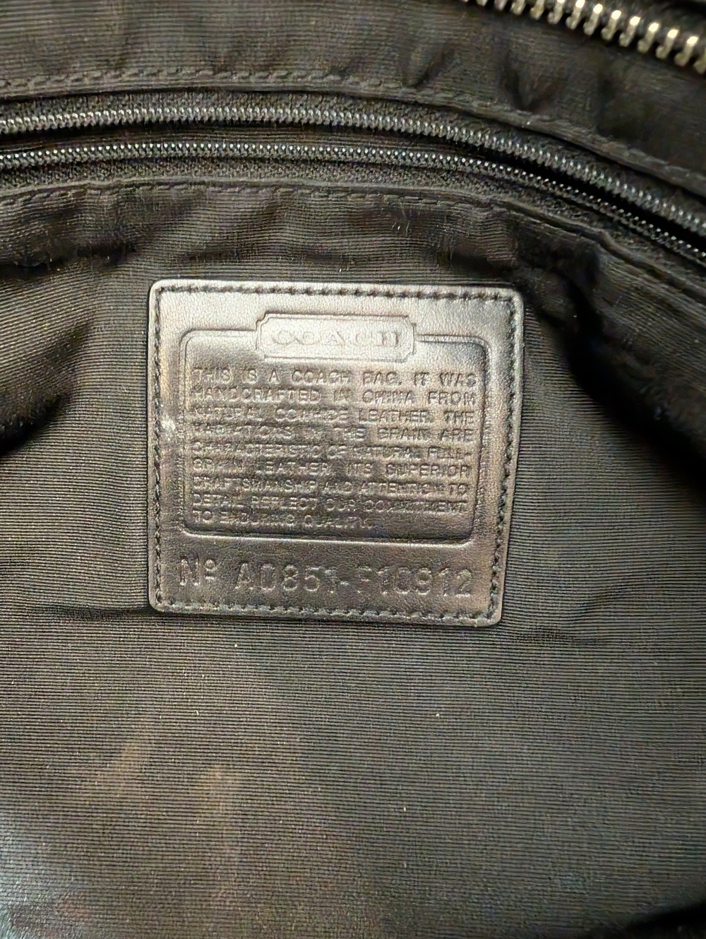 Y2K Coach Soho Buckle Carryall Satchel Size Large - Picture 7 of 7